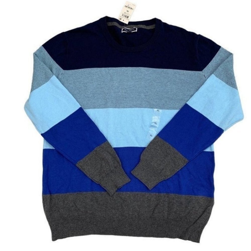 Club Room Mens Striped Lightweight Sweater Size XL